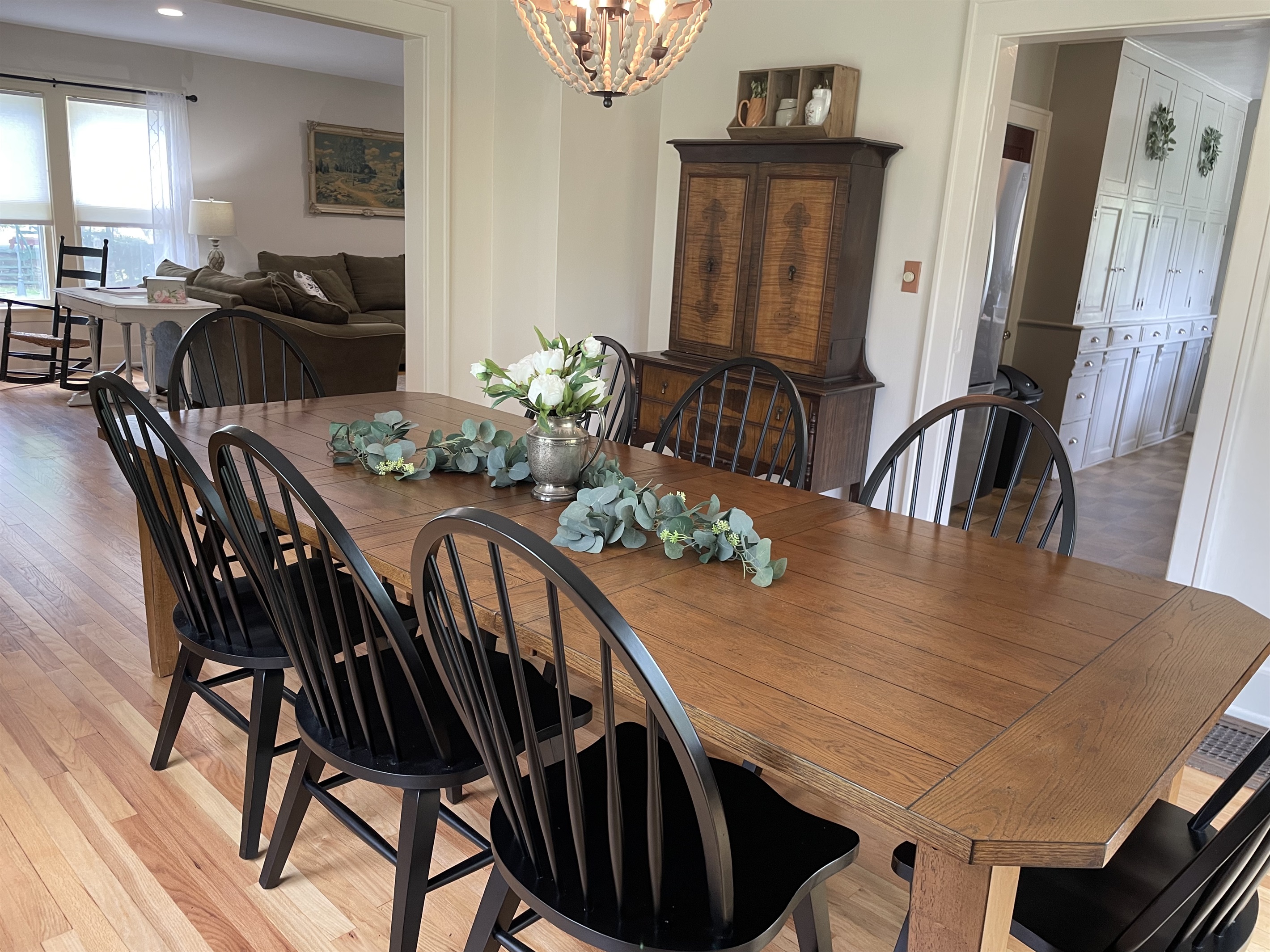 Dining Room, Living Room and Kitchen
