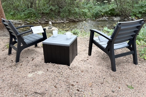 Start the morning with coffee by Spruce Creek, or unwind here after a day of exploring Breckenridge.
