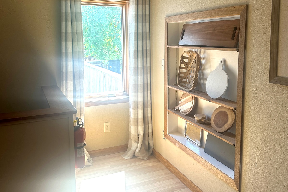 Enjoy the cute window nook!