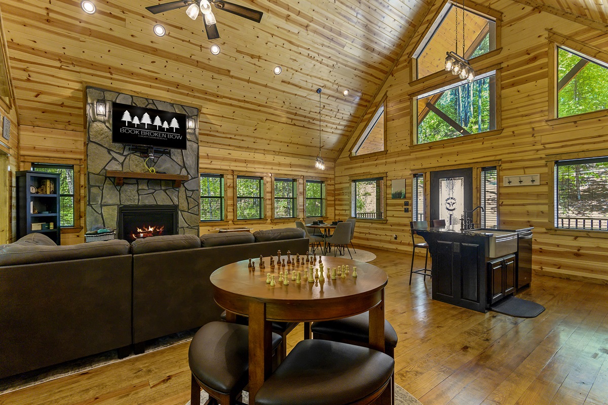 We have board games, playing cards, puzzles, and books to enjoy.