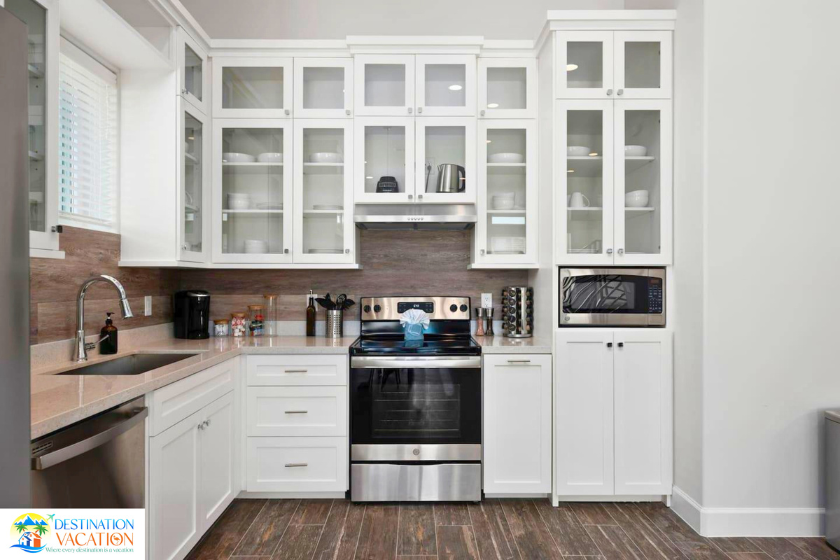 Modern appliances and timeless design make cooking effortless.