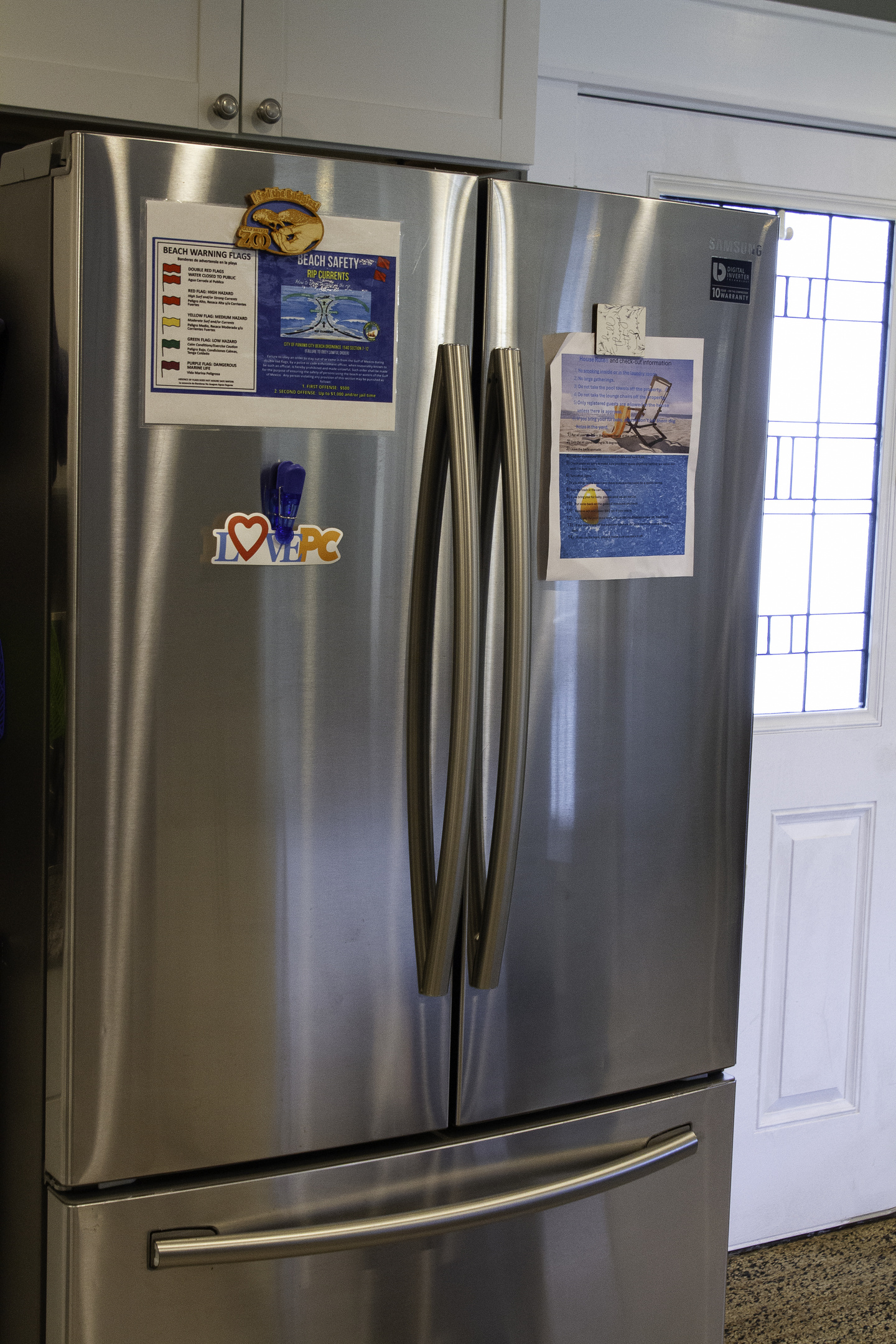 A view of the fridge