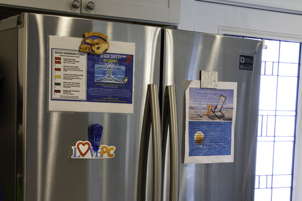 A view of the fridge