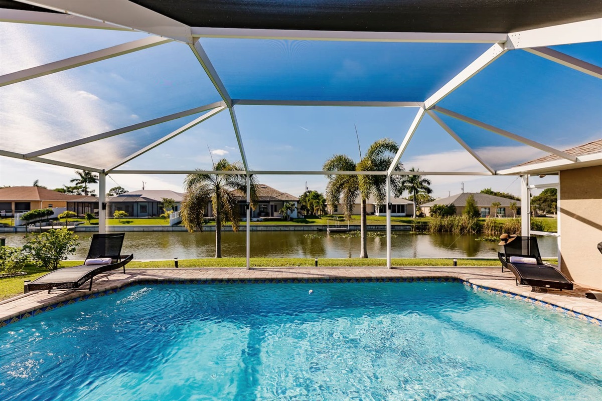 Swim, lounge, and soak in the beauty of this Waterfront paradise!