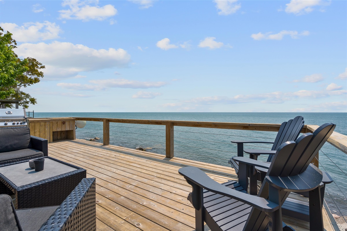 Outdoor Seating by the water