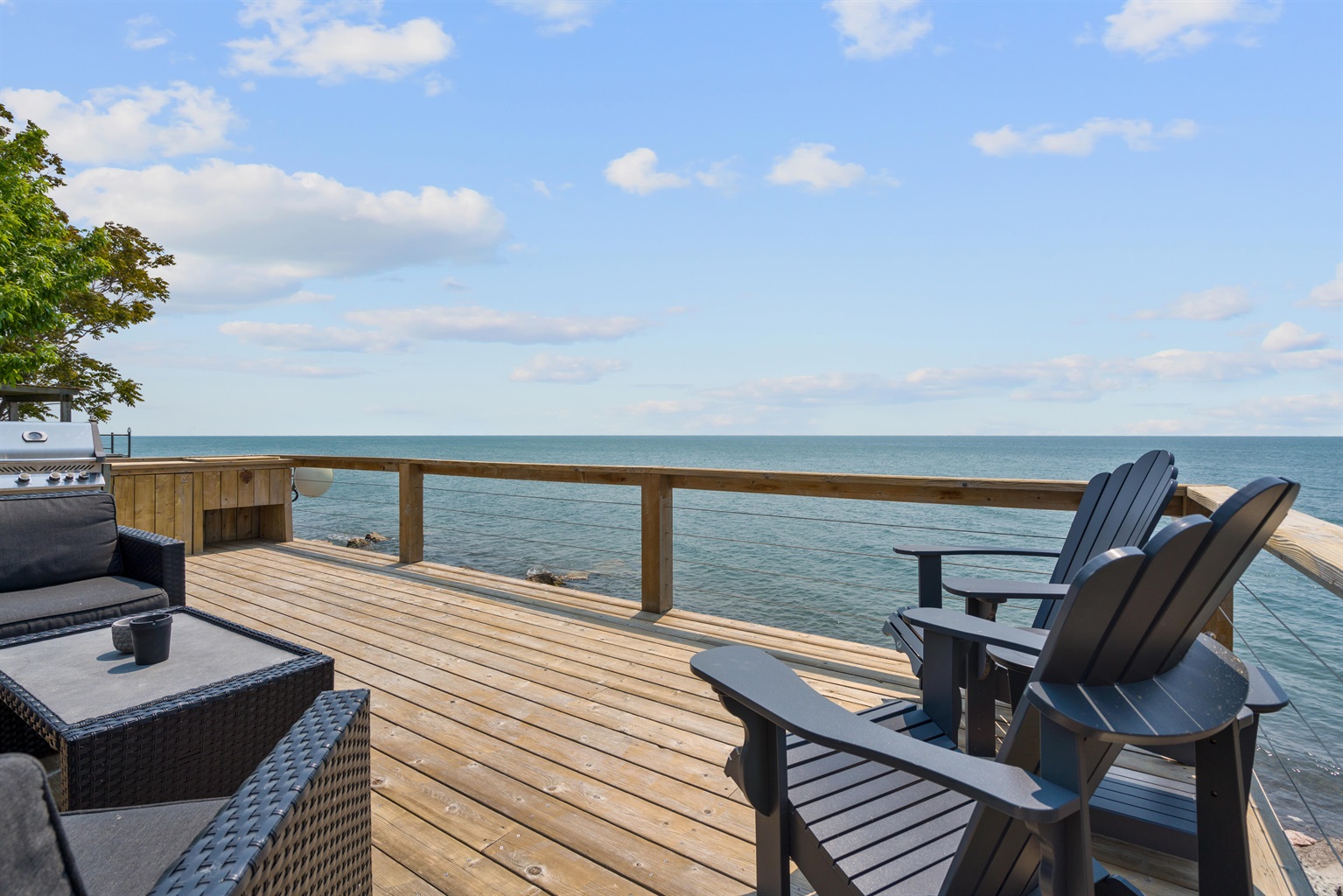 Outdoor Seating by the water