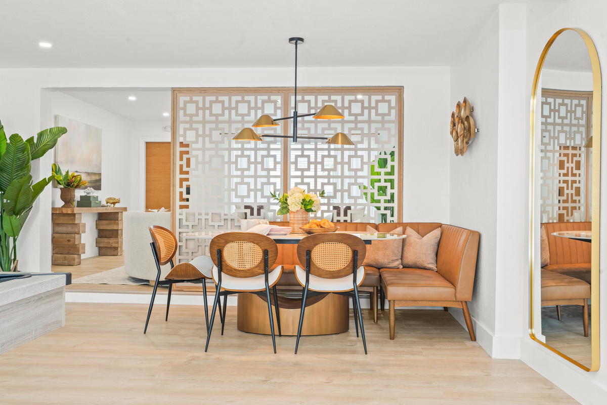 A welcoming dining area for sharing meals and making memories