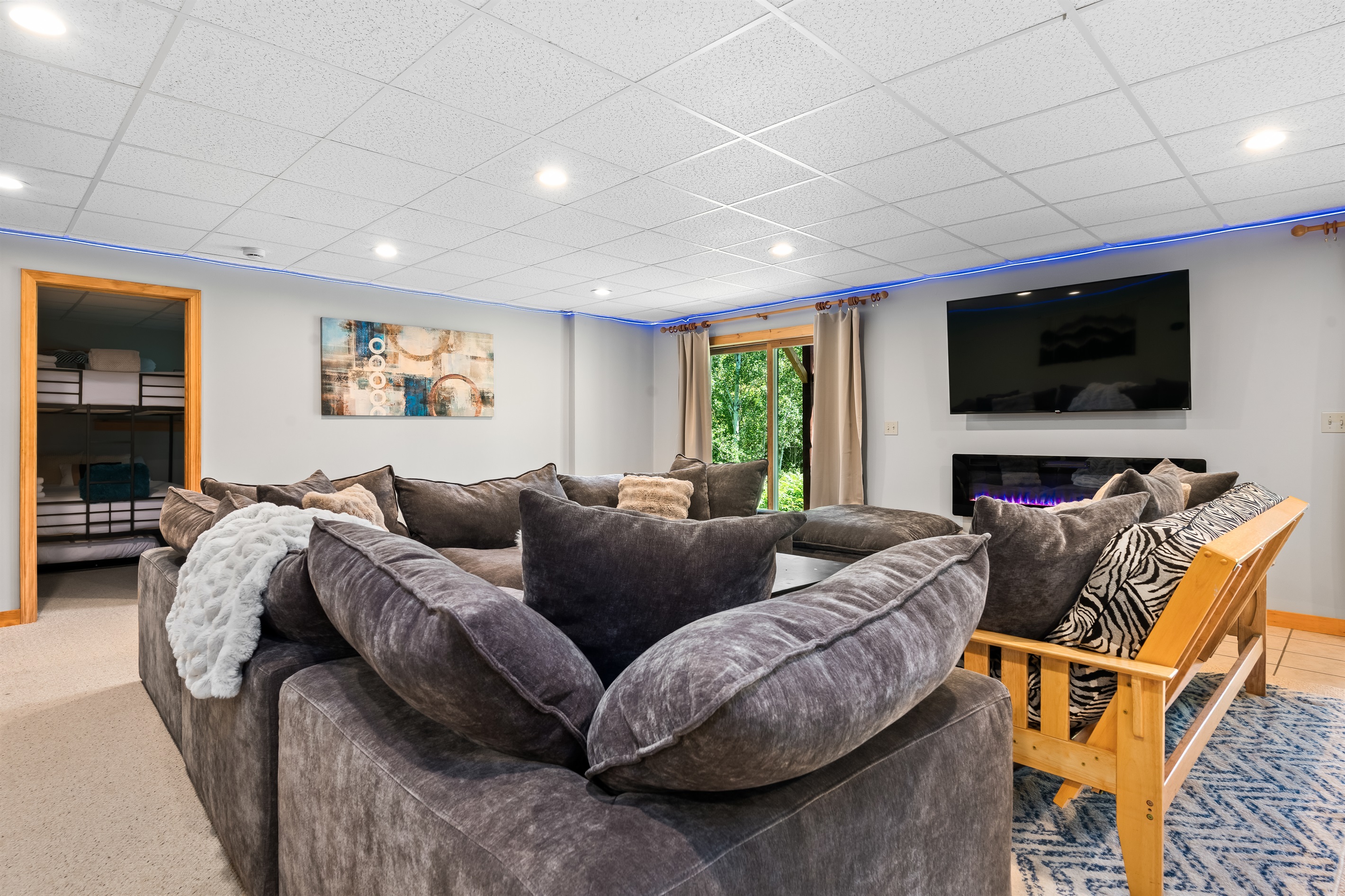 Cozy up on the sectional for movie nights, Netflix binges, and relaxed evenings with your favorite people.