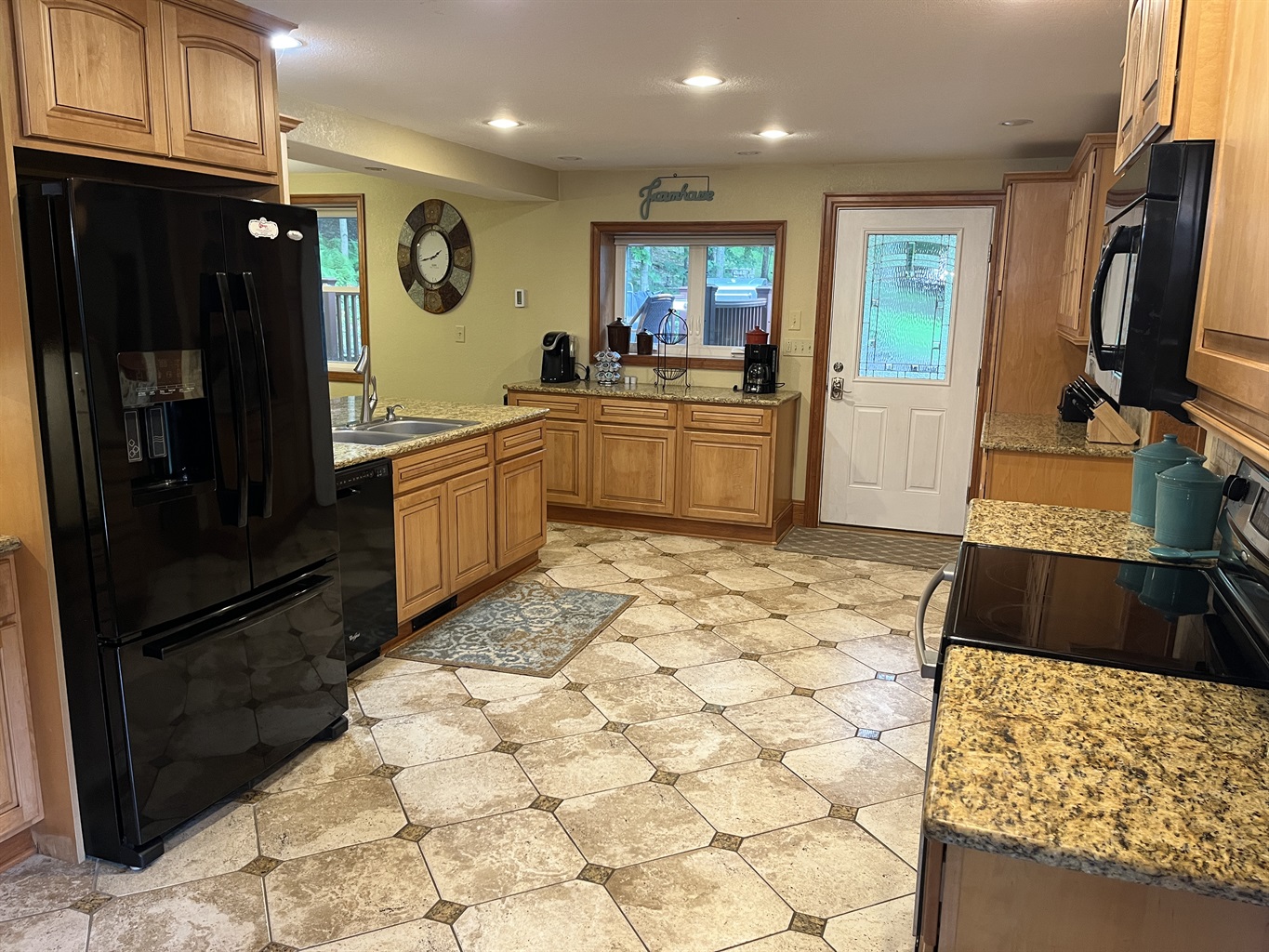 Spacious kitchen