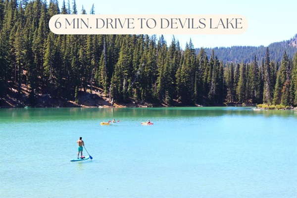 Devil's lake is a unique area where guests love to kayak and explore!