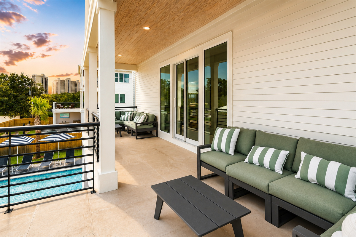 Seamless Indoor-Outdoor Living with Pool Views