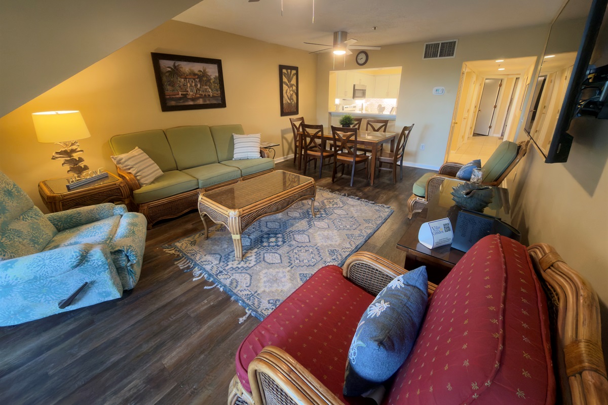 Living Room With Sofa Bed