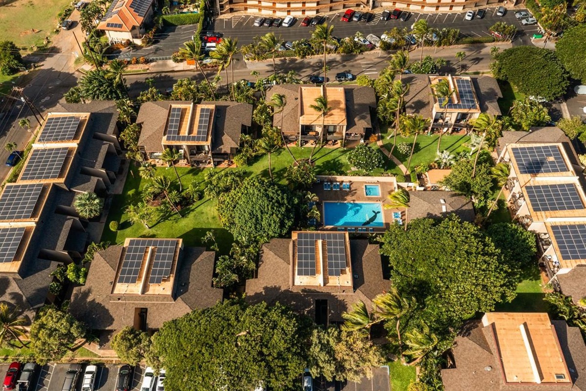 Bird's perspective from the water side