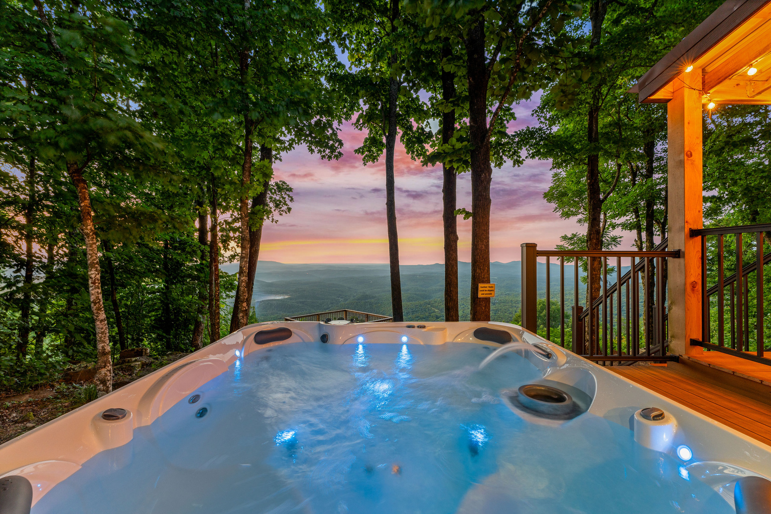 Arkansas Grand Canyon View From Hot Tub