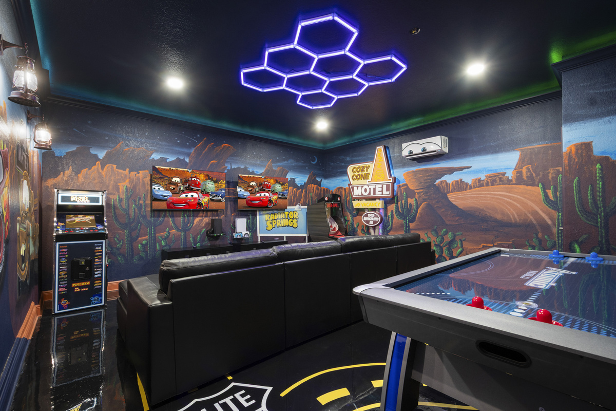 Welcome To Time-Out Corner, Lakeside - Cars Themed Game Room