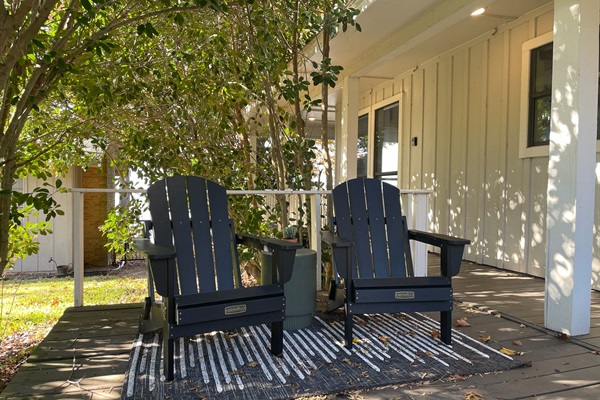 Plenty of places to relax