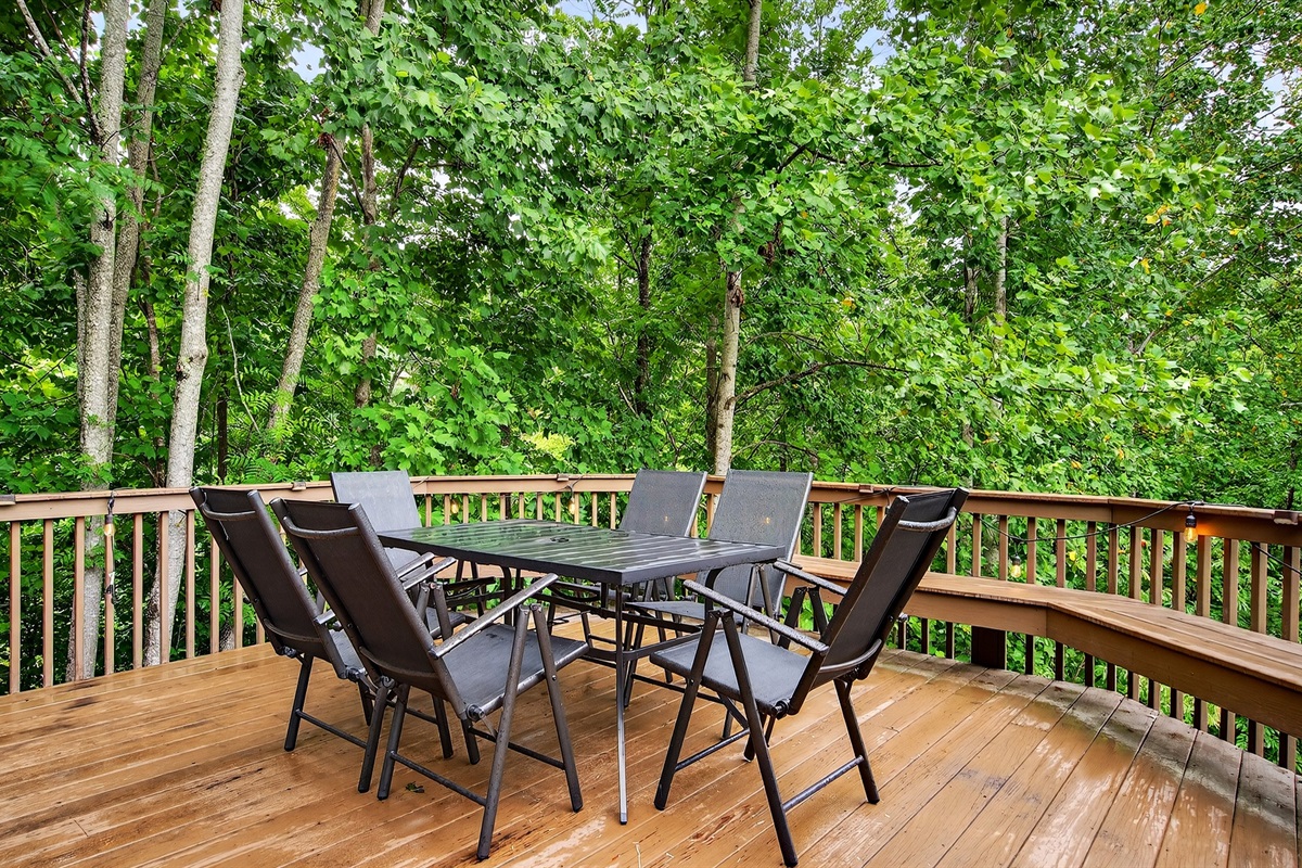 Have a meal out on the deck