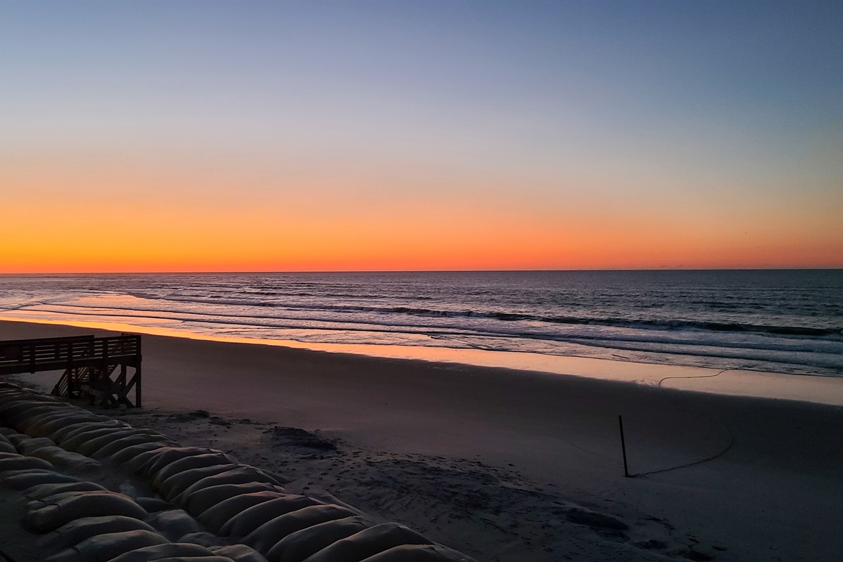 Early morning sunrise