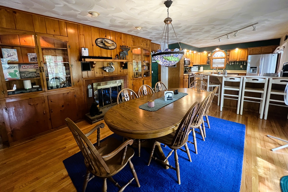 Great room with gas fireplace