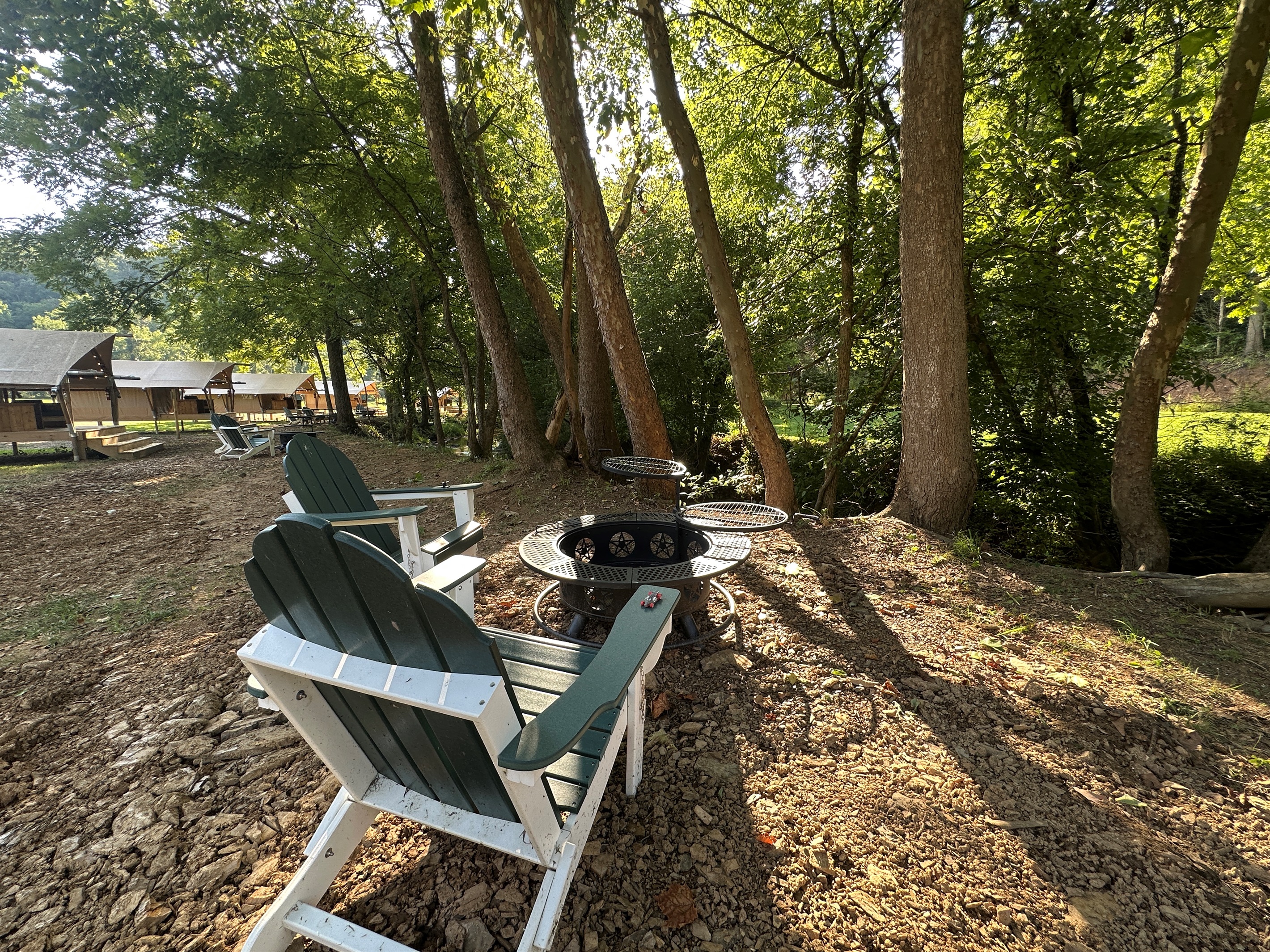 Smores and a creek...it does not get any better than this!