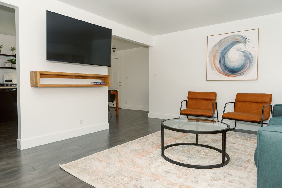 Smart TV in the living room.