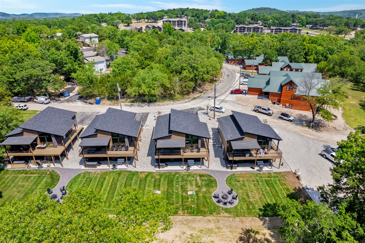 Our own mini resort with shared amenities right on Table Rock!