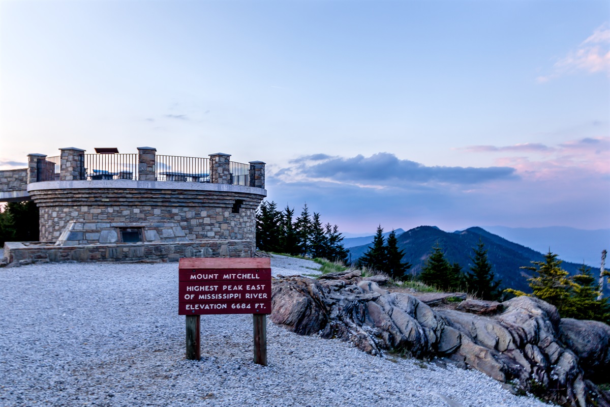 located close to Mt Mitchell