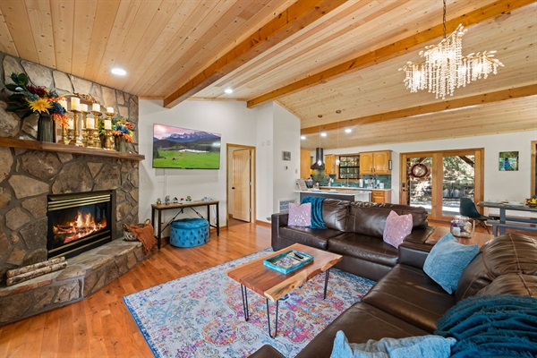 Gas Fireplace in Living Room