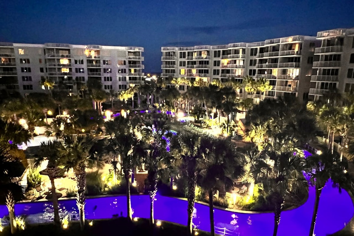 Balcony night view