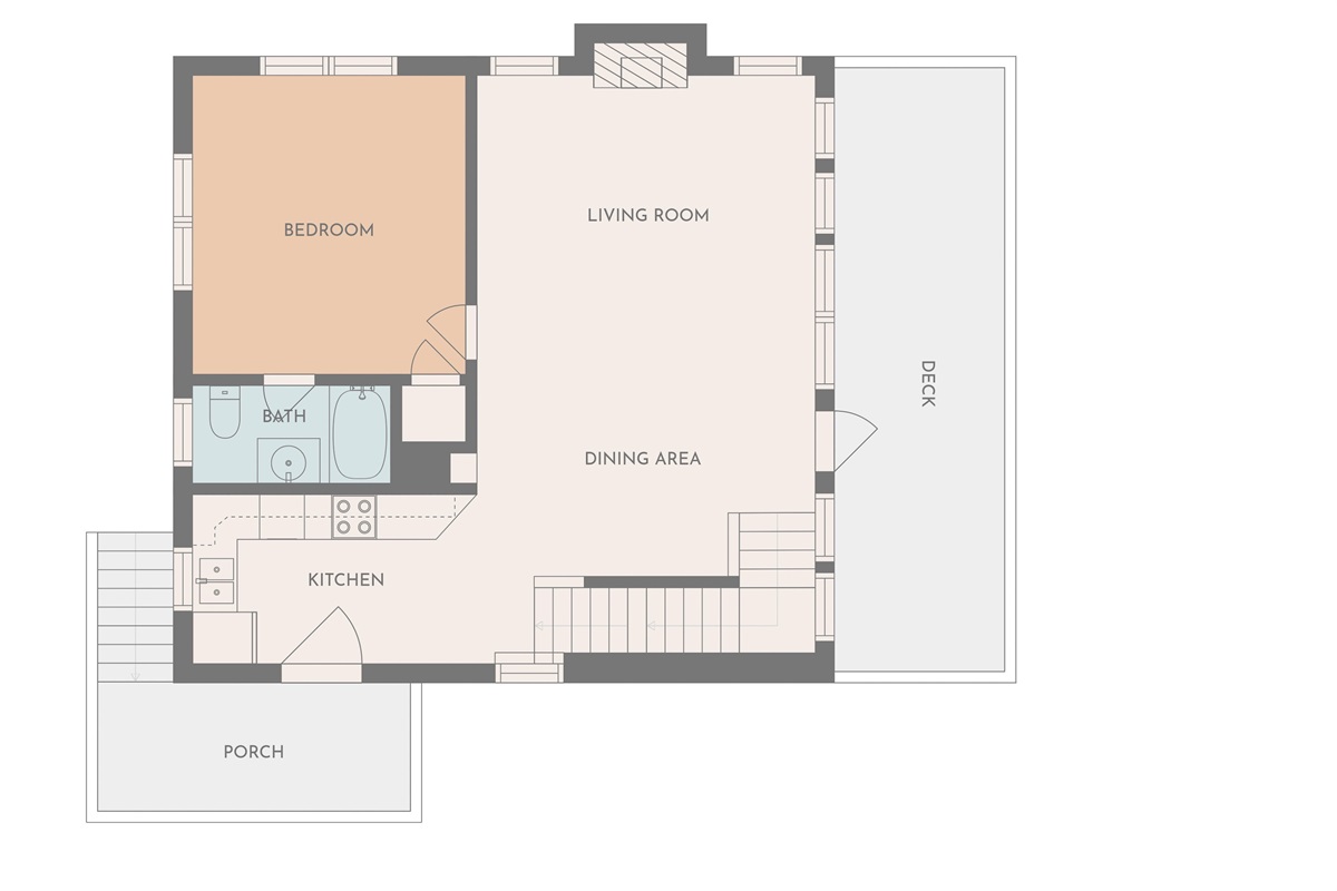 Main Level Floor Plan