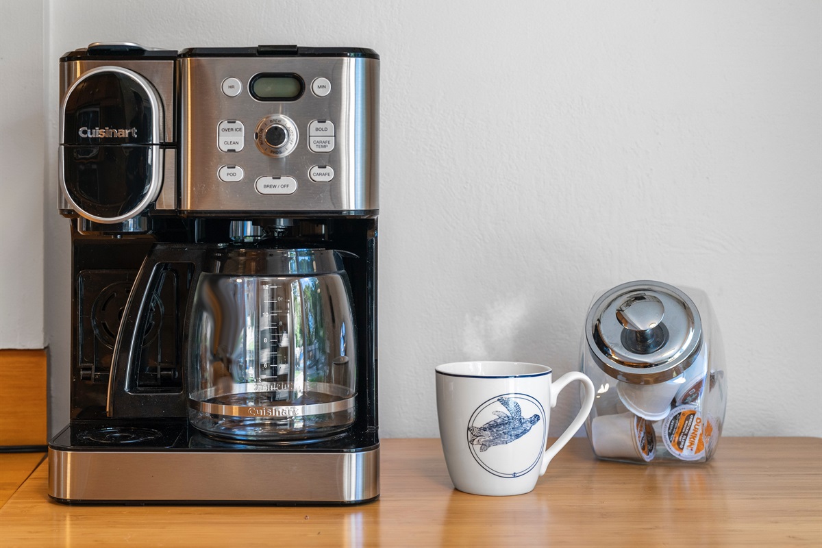 Brew your favorite coffee anytime during your stay