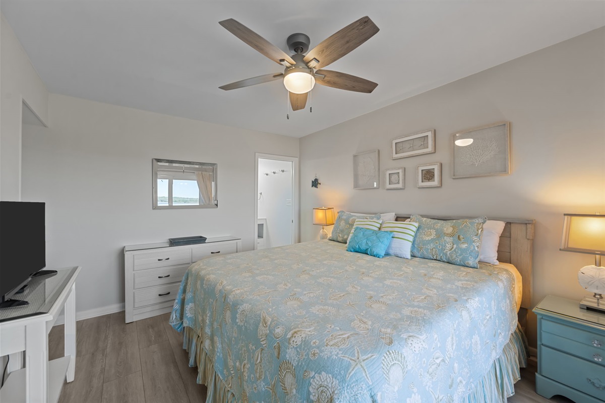 Master bedroom features an ensuite bathroom 
