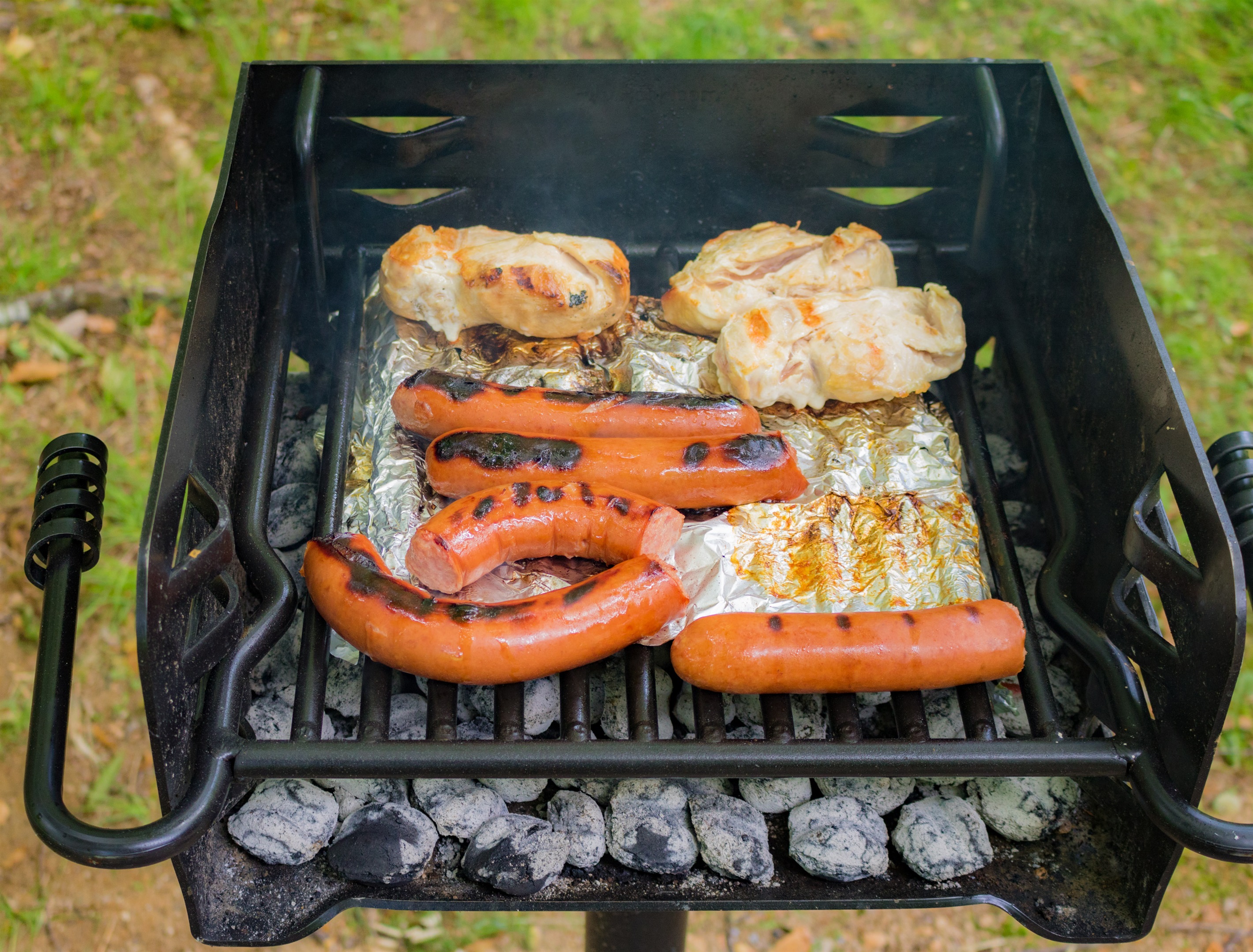 Park Style Grill at the cabin