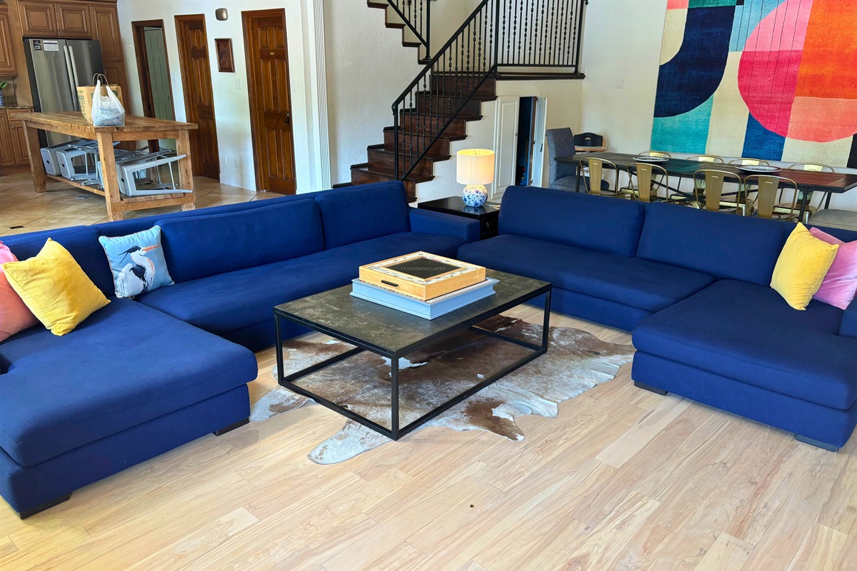 There are Many Expansive Living Spaces to Ensure Everyone in the Group has Room to Spread Out.