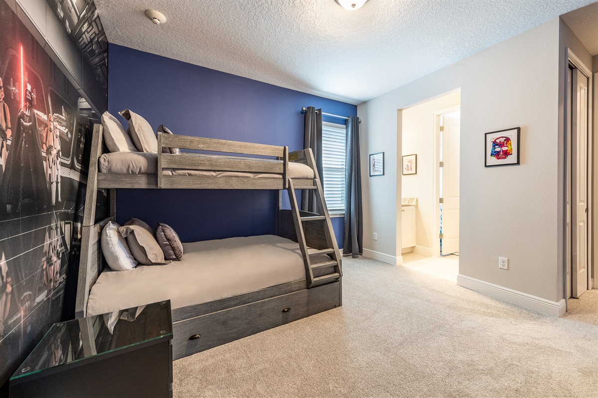 Create the ultimate space for imaginative play and restful sleep.  Perfect for young Jedi.