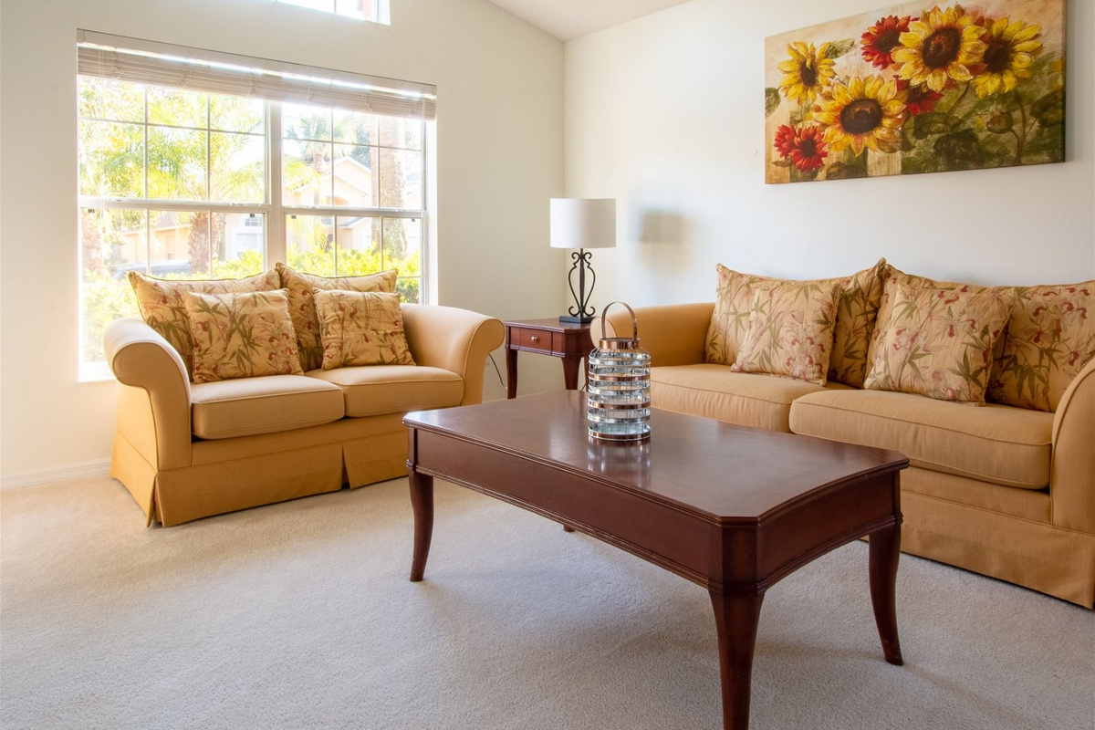 The front entryway welcomes you home.