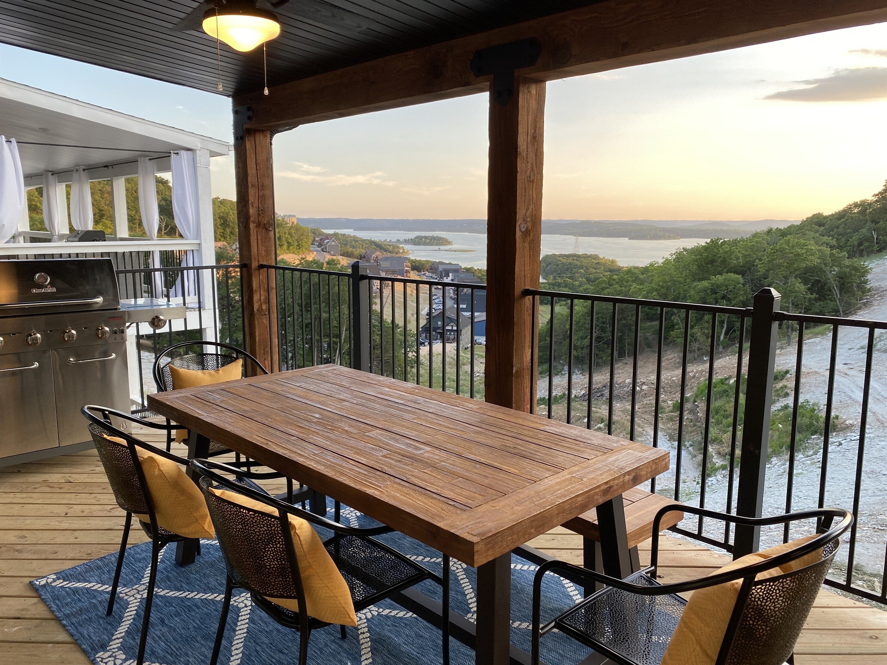 Main level deck  sunset