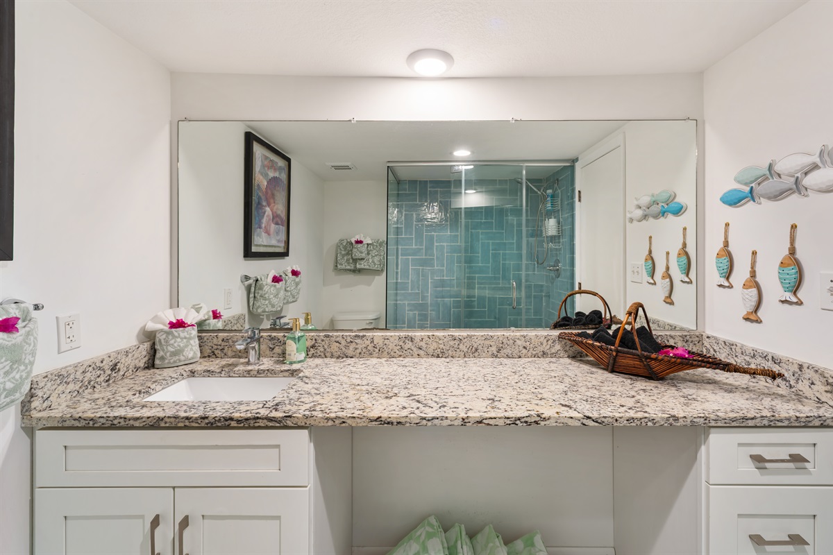Gorgeous renovated bathroom