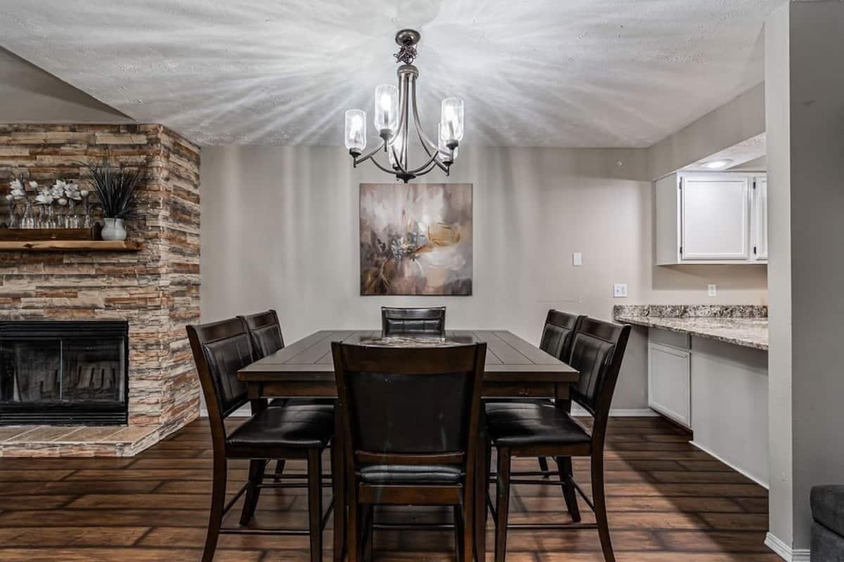 Two dining rooms