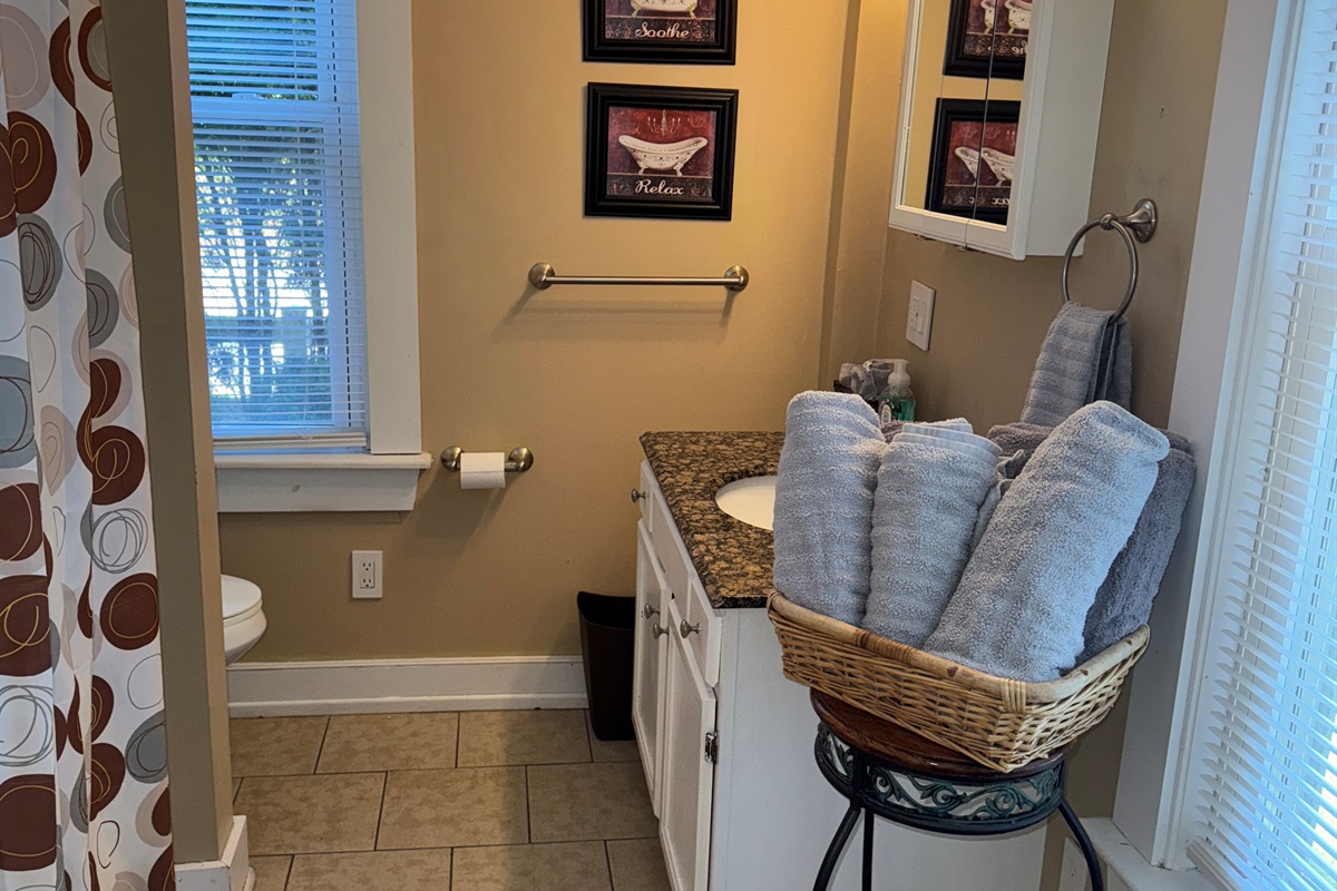 1st floor bathroom #2 with tub/shower
