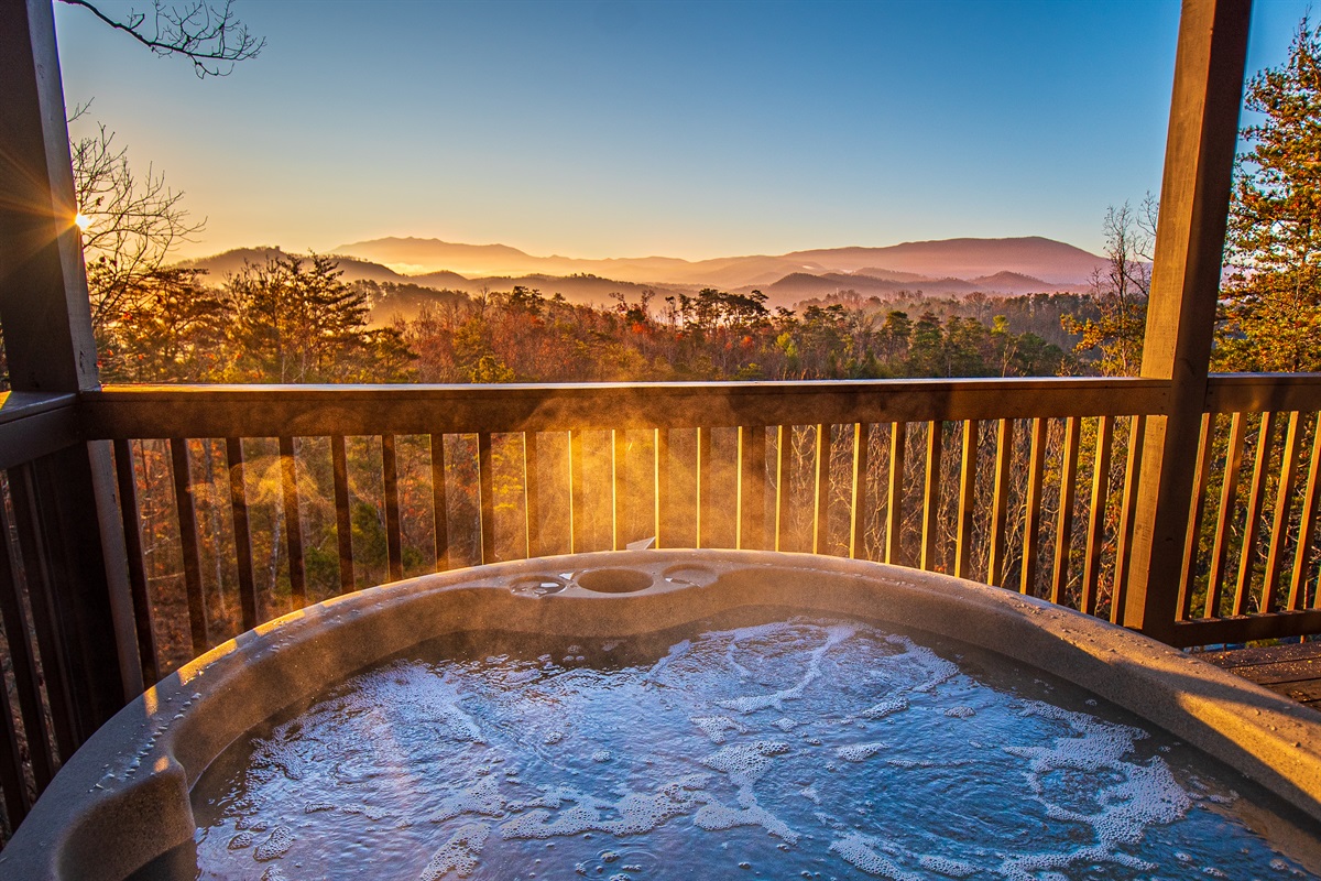 Welcome to The Flame, a romantic couple's escape in the heart of the Great Smoky Mountains!