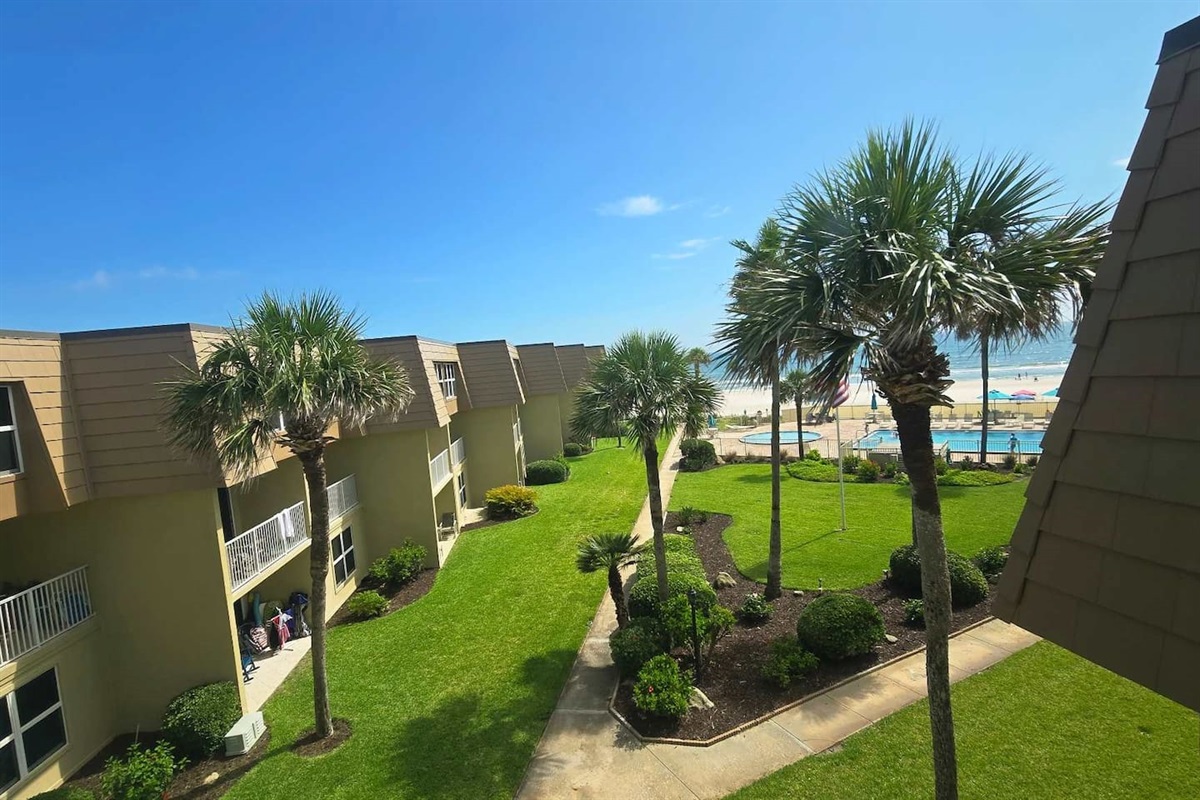 our view from the balcony, and bedroom 