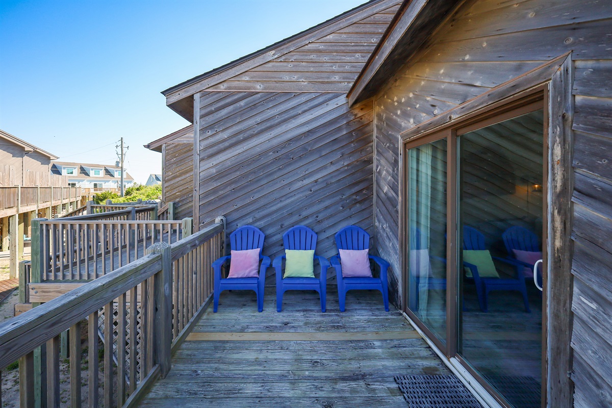 The balconies provide an ideal outdoor space to relax