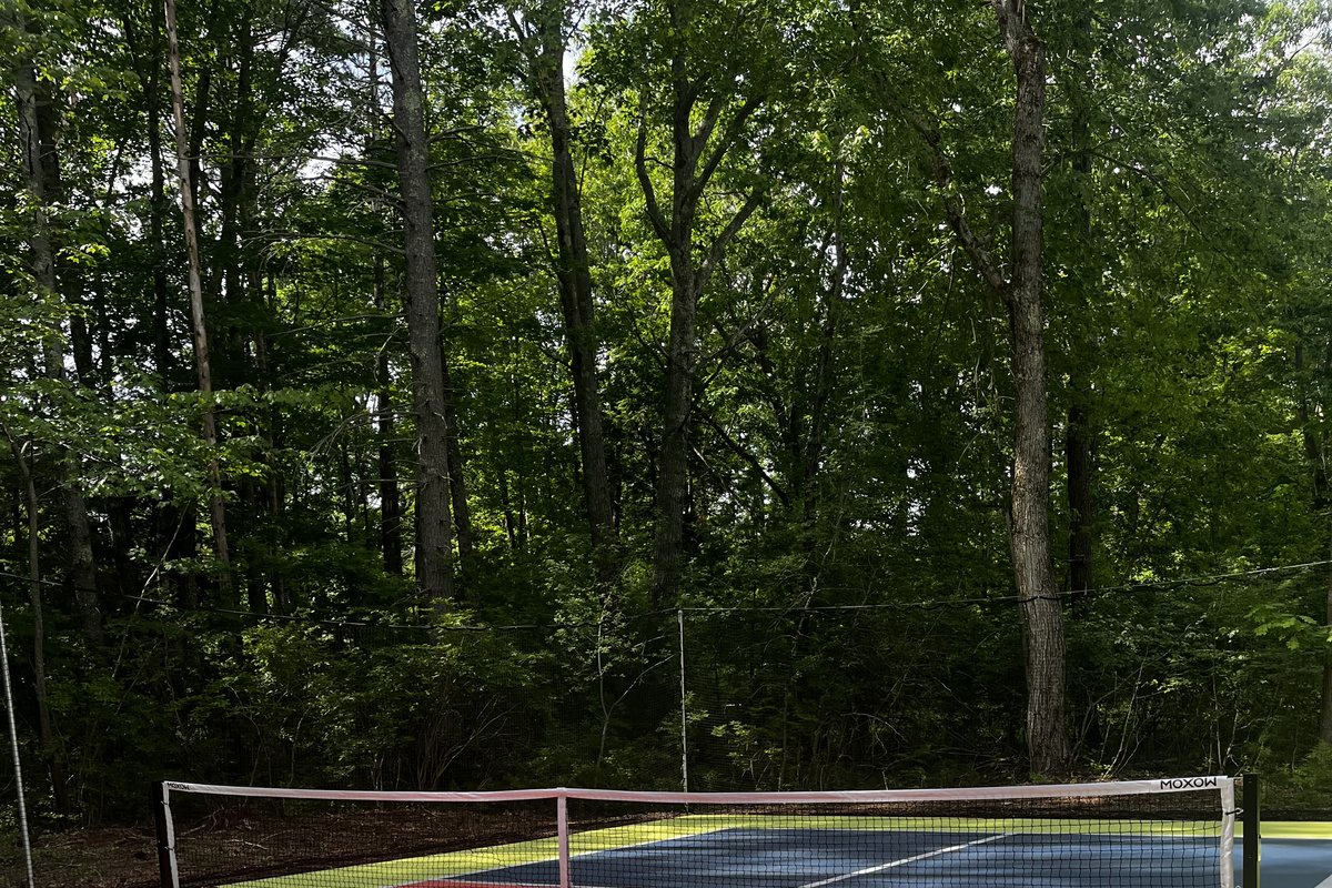 Our new pickleball court, created just for you, where every game feels like home and every moment is made to be shared!
