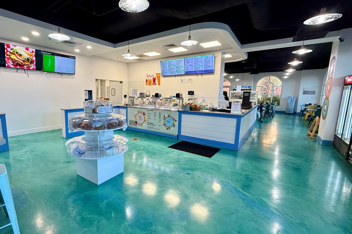 Ice cream shop at Calypso