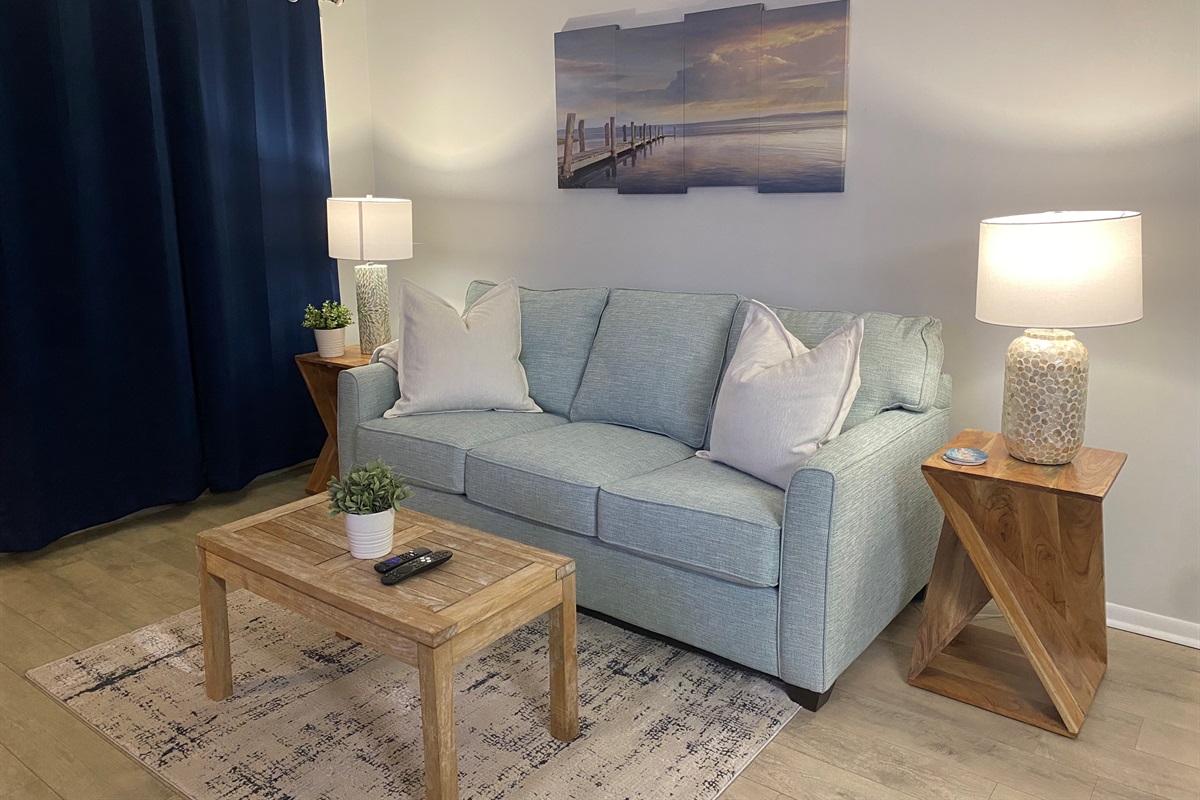 Living Room with sofa bed