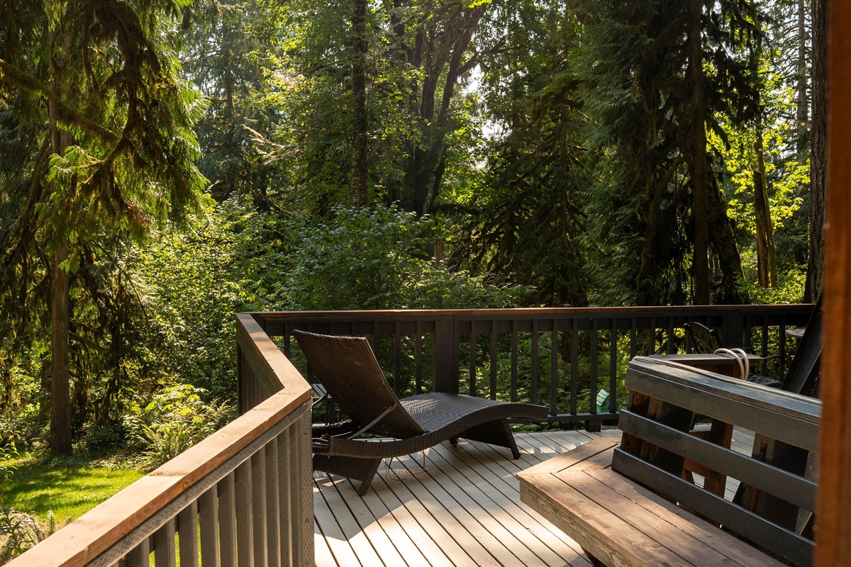 Our cabin deck