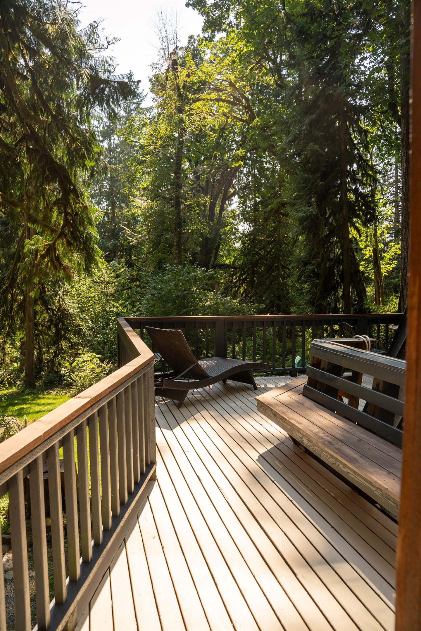 Our cabin deck