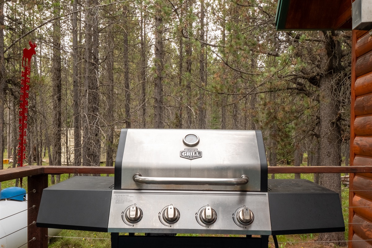 Grilling as you please on Front Deck
