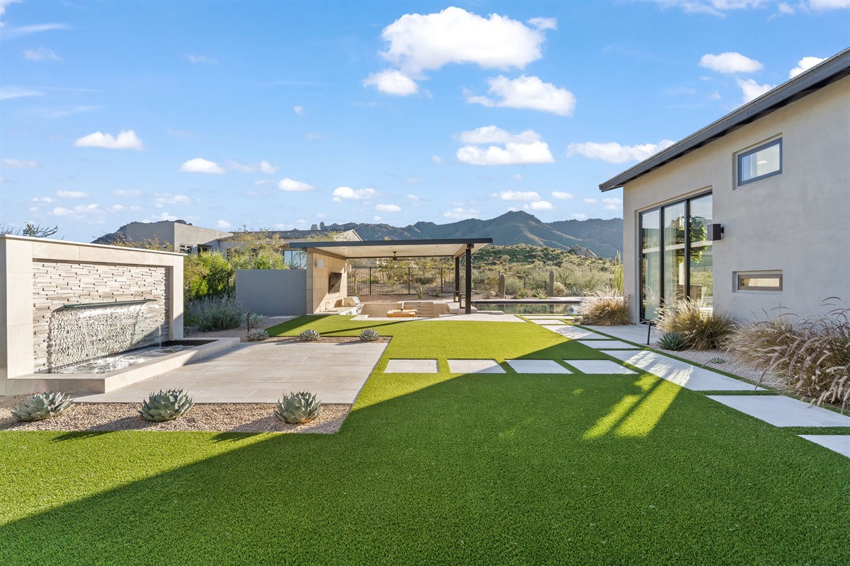 An amazing waterfall.  Enjoy the soothing sound.  a